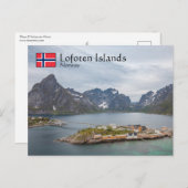 Lofoten Inseln Norwegen Postkarte (Vorne/Hinten)