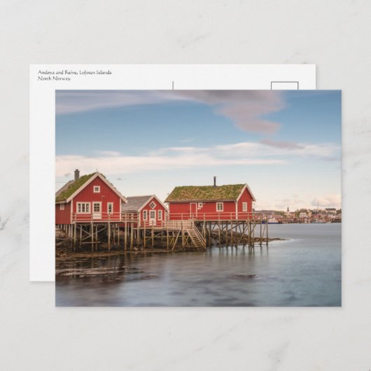 Lofoten Inseln Norwegen Postkarte (Vorne/Hinten)