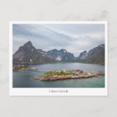 Lofoten Inseln Norwegen Postkarte (Vorderseite)