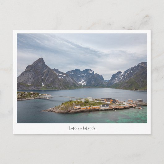 Lofoten Inseln Norwegen Postkarte (Vorderseite)