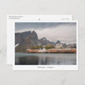 Lofoten Inseln Norwegen Postkarte (Vorne/Hinten)