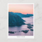 Lofoten Inseln Norwegen Postkarte (Vorderseite)