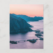 Lofoten Inseln Norwegen Postkarte (Vorderseite)
