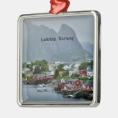 Lofoten-Inseln, Norwegen Silbernes Ornament (Links)