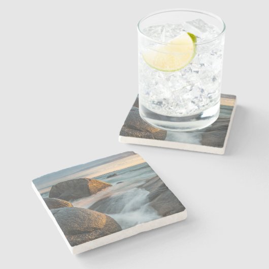 Lofoten Inseln Norwegen Steinuntersetzer (Seitenansicht)