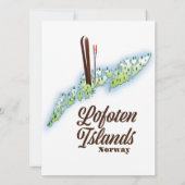 Lofoten Inseln, Norwegisches Skipposter. (Rückseite)