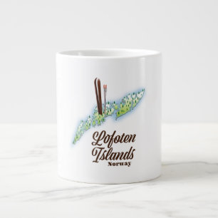 Lofoten Inseln, Norwegisches Skipposter. Jumbo-Tasse