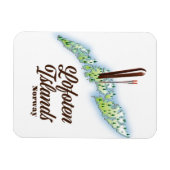 Lofoten Inseln, Norwegisches Skipposter. Magnet (Horizontal)