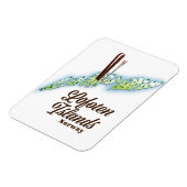 Lofoten Inseln, Norwegisches Skipposter. Magnet (Linke Seite)