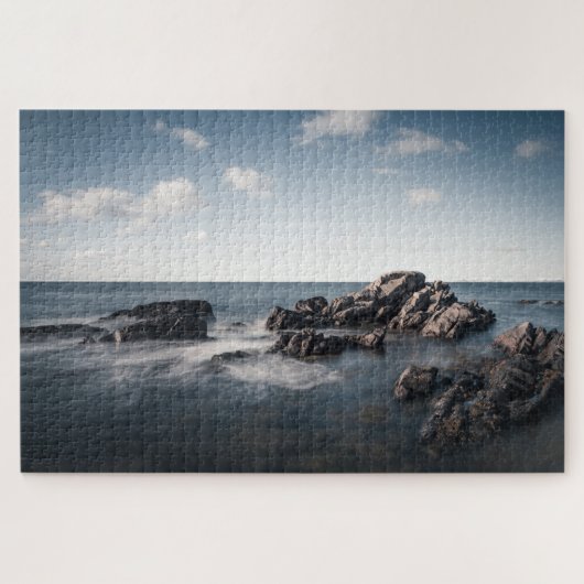 Lofoten Islands Coast Landscape Foto Puzzle (Horizontal)
