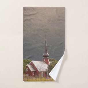 Lofoten Islands Flakstad Church Handtuch