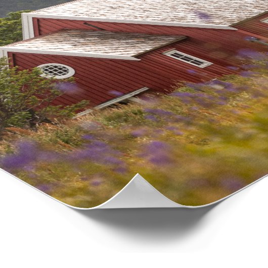 Lofoten Islands Flakstad Church Poster (Ecke)