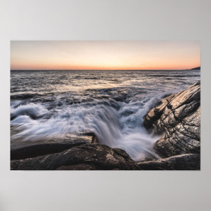 Lofoten Islands Landschaftliches Foto Poster
