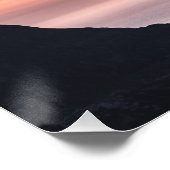 Lofoten Islands Mountains Foto Poster (Ecke)