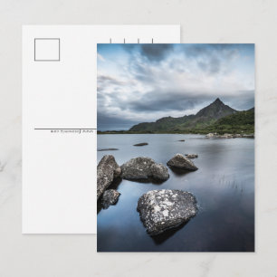 Lofoten Islands Norway Feiertagspostkarte