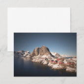 Lofoten Islands Norwegen Card (Vorne/Hinten)
