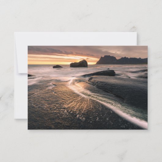 Lofoten Islands Norwegen Card (Vorderseite)