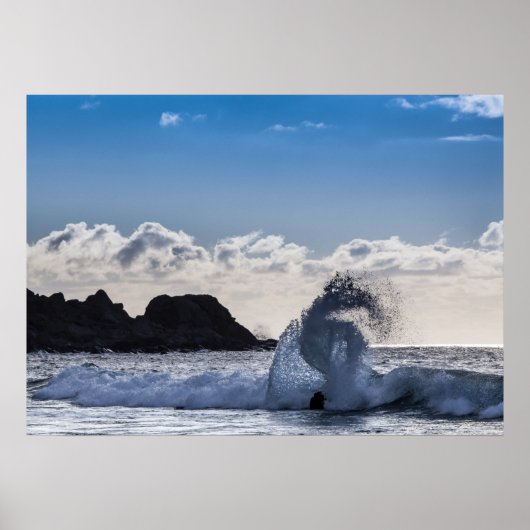 Lofoten Islands Seascape Foto Poster (Vorne)
