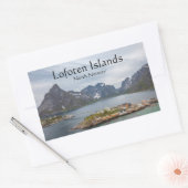 Lofoten Islands Souvenir Rechteckiger Aufkleber (Umschlag)