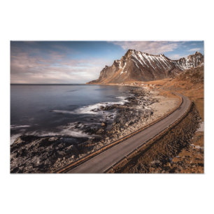 Lofoten Küstenstraße Fotodruck