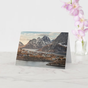 Lofoten Landscape Norwegen Karte