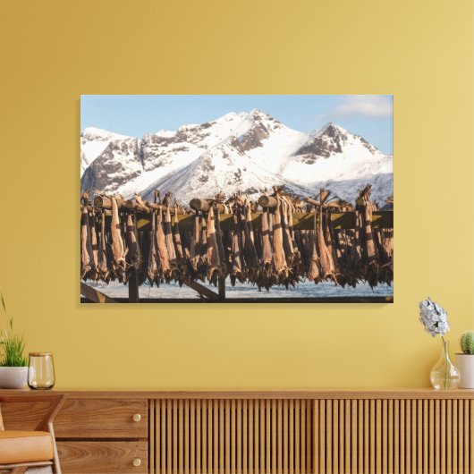 Lofoten Leinwanddruck (Insitu (Wohnzimmer))