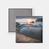 Lofoten Midnight Sun Magnet (Vorderseite/Rückseite)