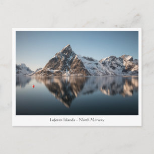 Lofoten Mountain Norway Postkarte