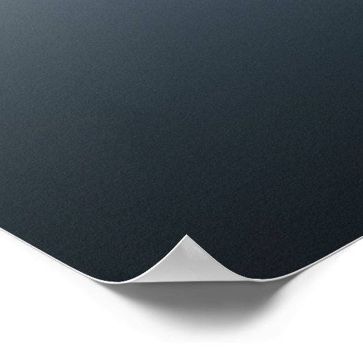 Lofoten Mountain Poster (Ecke)