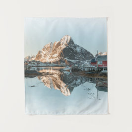 Lofoten Mountain Wandteppich