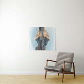 Lofoten Mountain Wandteppich (Beispiel (Horizontal))