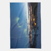 Lofoten Northern Lights Geschirrtuch (Vertikal)