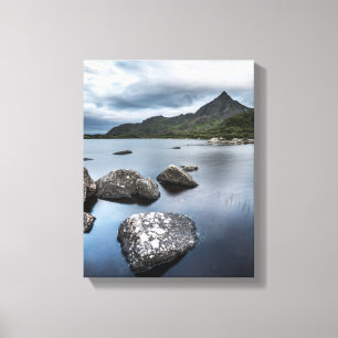 Lofoten Norway Landscape Photo Leinwanddruck
