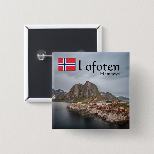 Lofoten Norwegen Button (Vorne & Hinten)