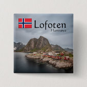 Lofoten Norwegen Button (Vorderseite)