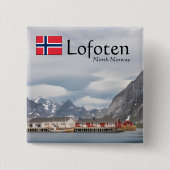 Lofoten Norwegen Button (Vorderseite)