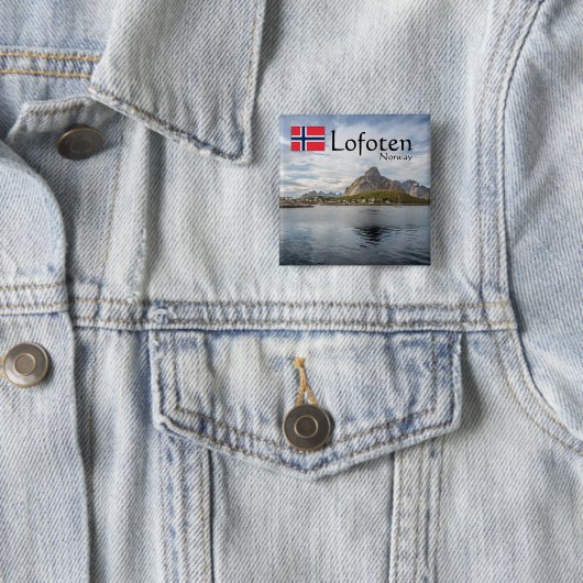 Lofoten Norwegen Button (Beispiel)