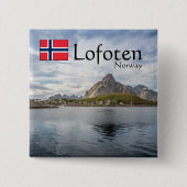 Lofoten Norwegen Button (Vorderseite)