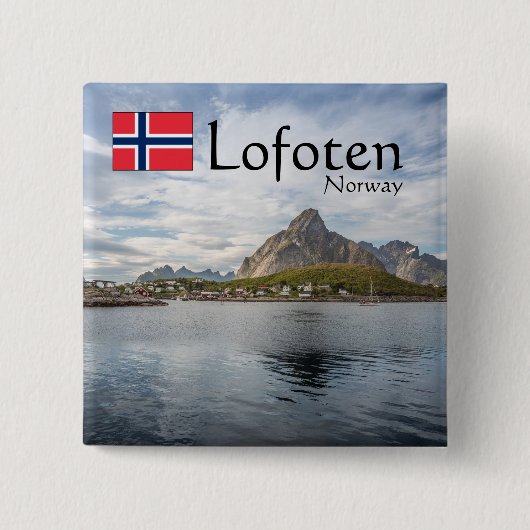 Lofoten Norwegen Button (Vorderseite)
