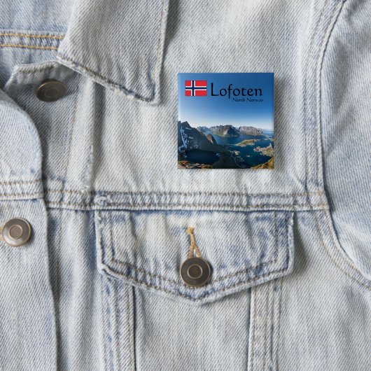 Lofoten Norwegen Button (Beispiel)