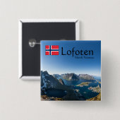 Lofoten Norwegen Button (Vorne & Hinten)