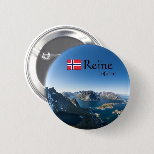 Lofoten Norwegen Button (Vorne & Hinten)