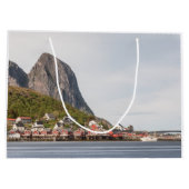 Lofoten Norwegen Große Geschenktüte (Rückseite)