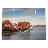 Lofoten Norwegen Große Geschenktüte (Vorderseite)