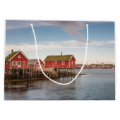Lofoten Norwegen Große Geschenktüte (Rückseite)