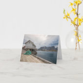 Lofoten Norwegen Karte (Gelbe Blume)