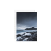 Lofoten Norwegen Karte (Vorderseite/Rückseite Beispiel)