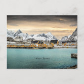 Lofoten, Norwegen landschaftliches Foto Postkarte (Vorderseite)