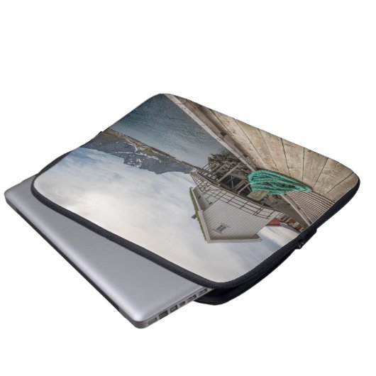 Lofoten Norwegen Laptopschutzhülle (Vorne Knopf)