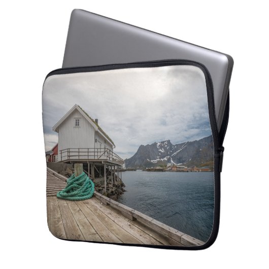 Lofoten Norwegen Laptopschutzhülle (Vorderseite Links)